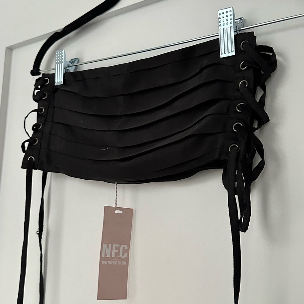 Free People Silk Bandeau top